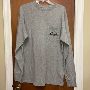 Bass Pro Shop World Wide Sportsman Gray Long Sleeve Men's Shirt. Medium